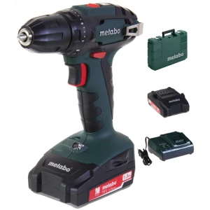 Дрель-шуруповерт аккумуляторная Metabo BS 18 602207950, 18 В Li-ion 2х1.5 Ач 17883575 STLM-2152209