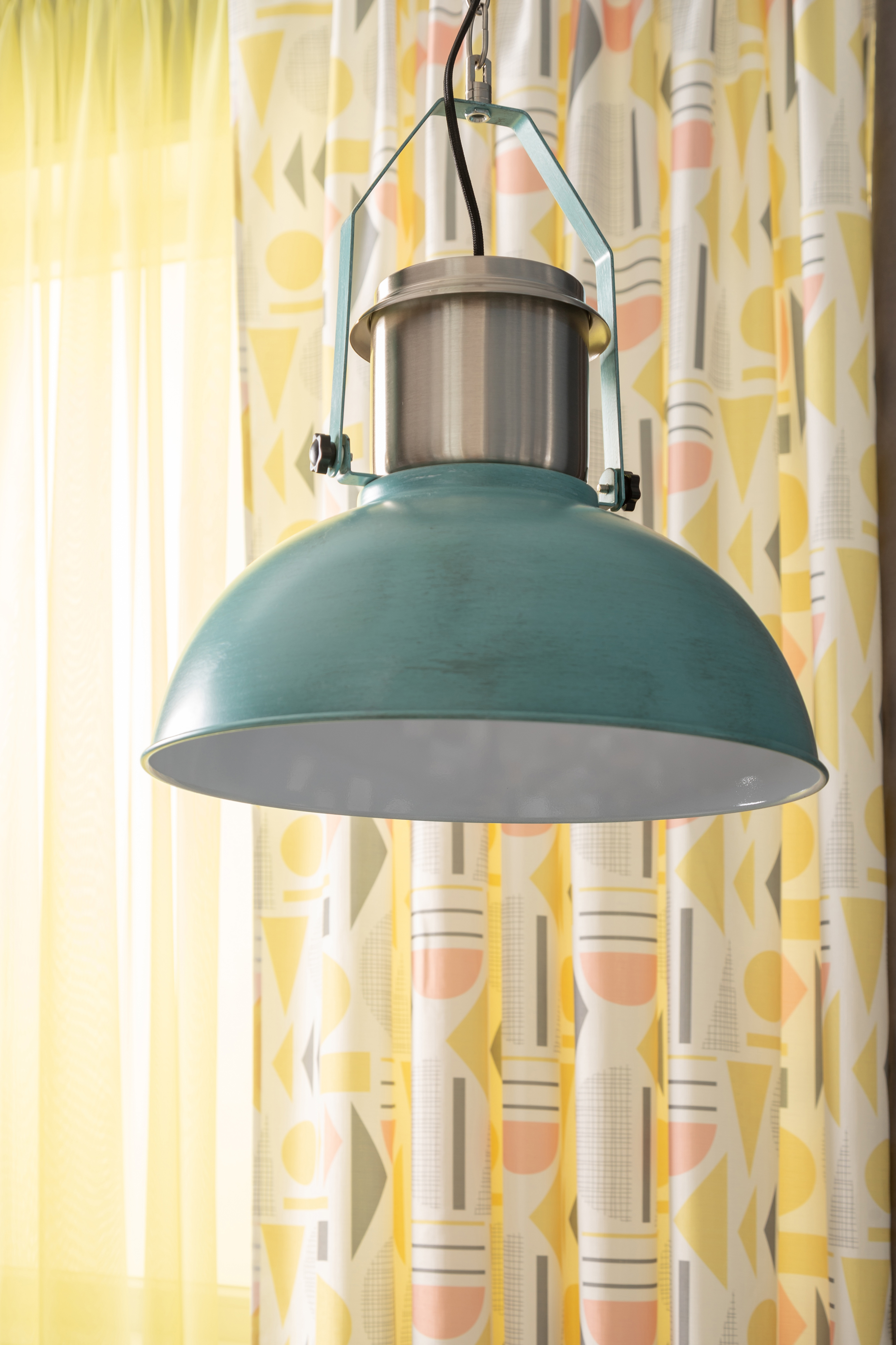 Подвесной светильник INSPIRE Ted с бирюзовым плафоном для зонирования пространства 17896616 STLM-0008943 - Вид №1