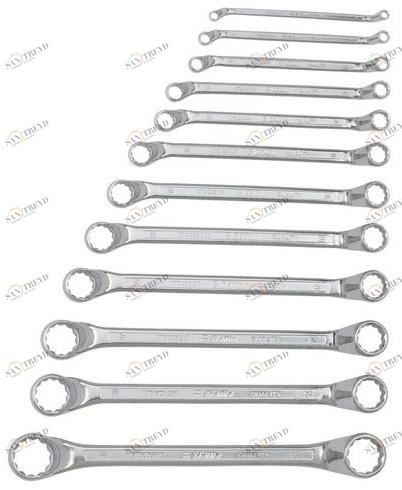 Würth Набор ключей двойных многоугольных, сильно изогнутых, 12 шт. Assortimenti chiavi 071330542