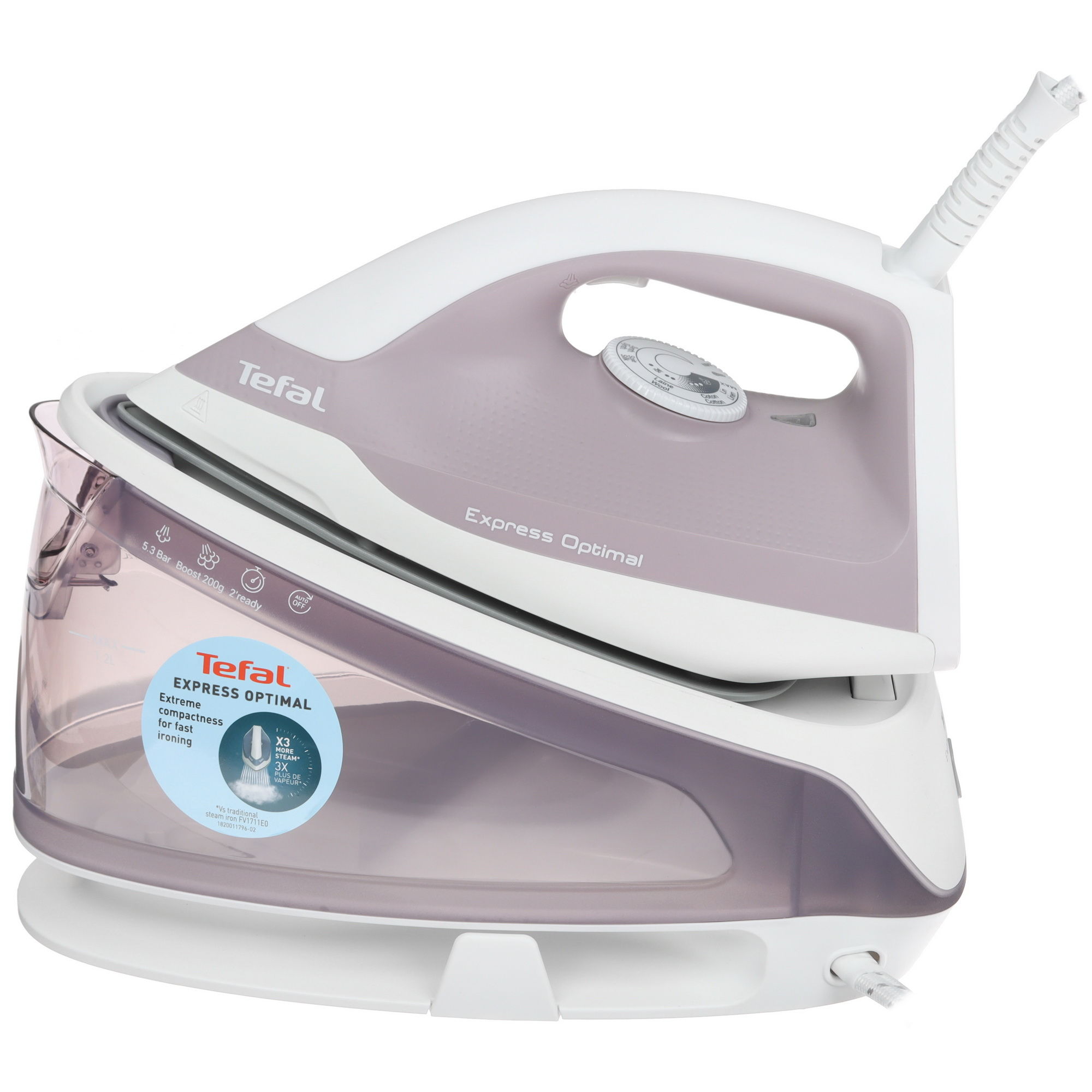 5442373 Парогенератор Tefal Express Optimal SV4111E0 серый STDN-0104153 - Вид №3