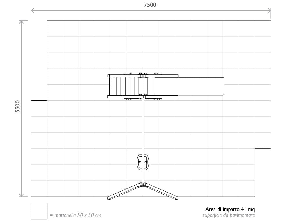 Рециркулированная пластиковая игровая структура EUROCOMITALIA BABY CASTELLO ARCH-00072506 - Вид №4