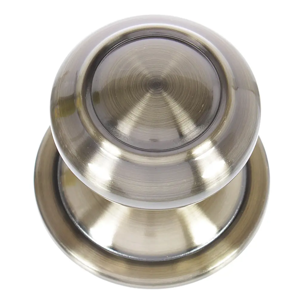 Ручка-кноб без механизма сталь глянцевое покрытие цвет бронза Acciaio MANZZARO STLM-2164362