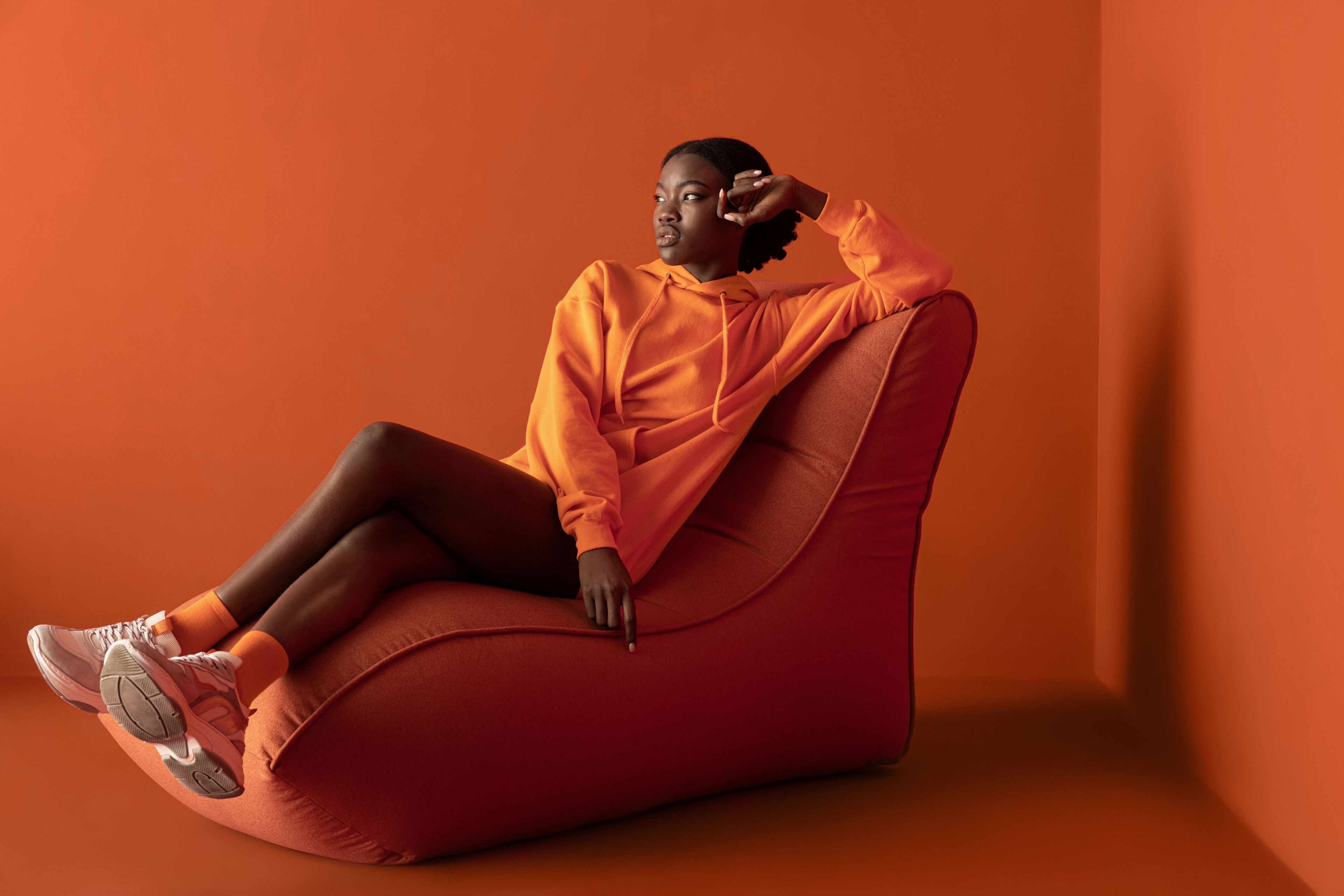 Мягкий шезлонг из ткани Joyf Beanbags ARCH-00029761 - Вид №4