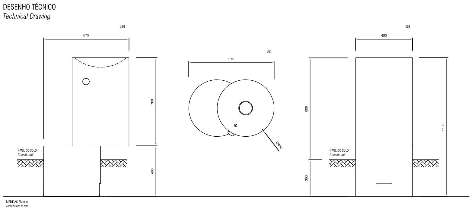 Бетонный пол фонтан amop Lugarcomum ARCH-00045553 - Вид №2