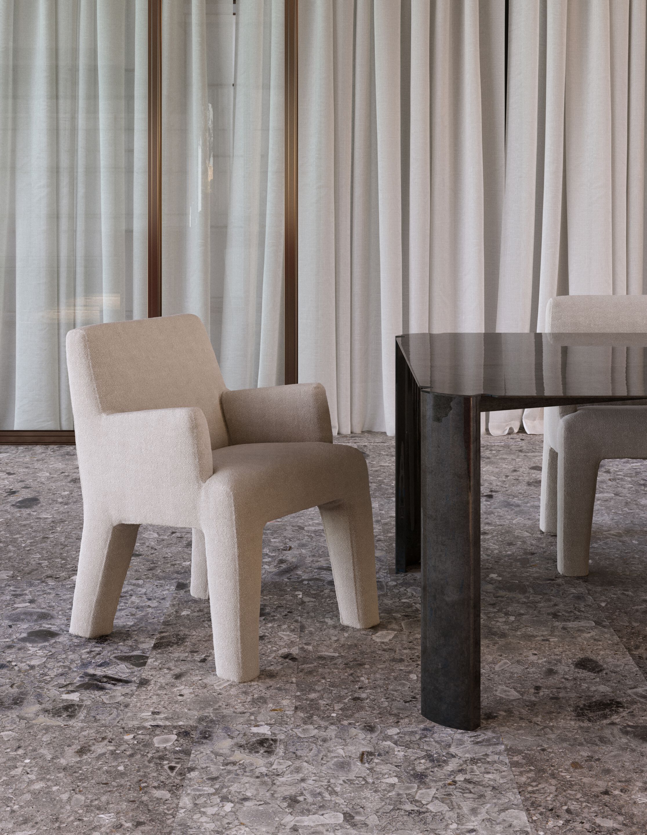 Прямоугольный стол из нержавеющей стали Exteta 10th ARCH-00138210 - Вид №7