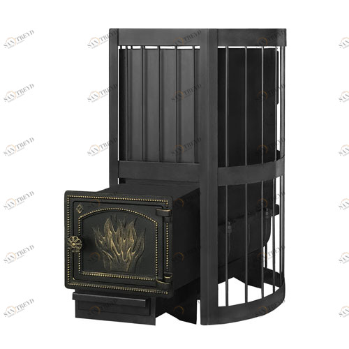 Банная печь Везувий Ураган Стандарт 12 (ДТ-3) с закрытой каменкой 5028