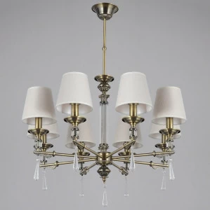 Подвесная люстра Omnilux Rivoli OML-64213-08 OMNILUX ДИЗАЙНЕРСКИЕ, RIVOLI 279755 Кремовый