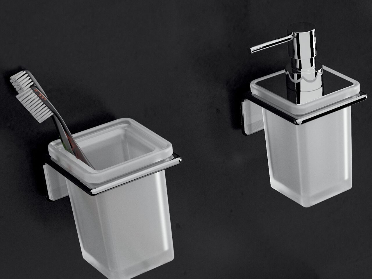 Диспенсер для мыла из нержавеющей стали и стекла GEDY Il Giglio ARCH-00076519 - Вид №1