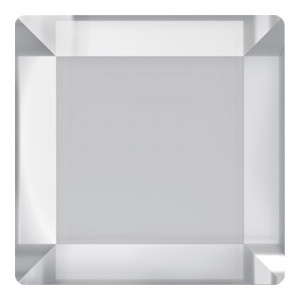2402 Страз неклеевой Crystal 10 х 10 мм кристалл в пакете белый (crystal 001) Сваровски