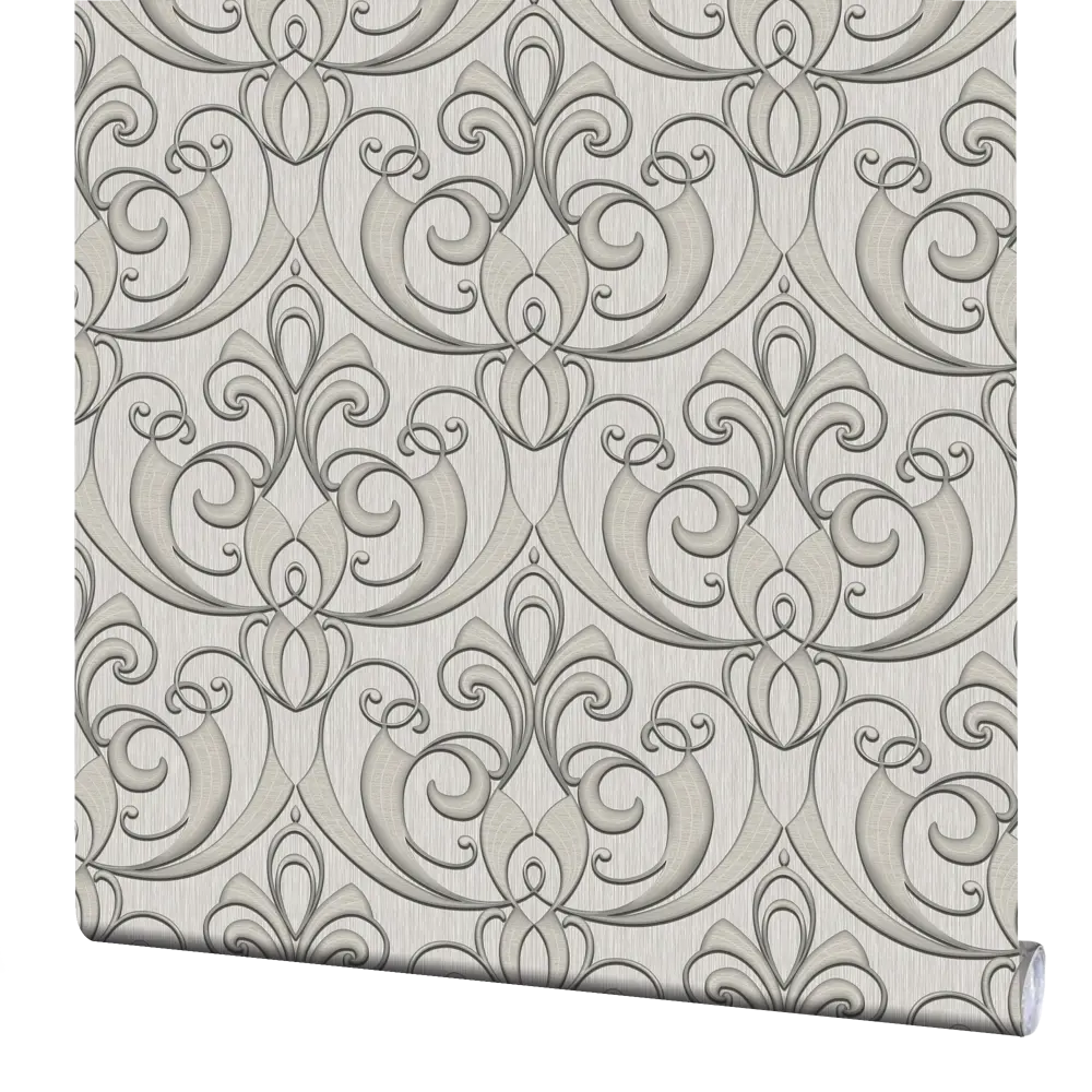 Обои флизелиновые Erismann Elegance серые 1.06 м 3633-6 82136423 STLM-2161343