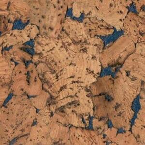 Пробка CorkStyle Wall design Monte Blue (Гладкая) 600х300 мм.