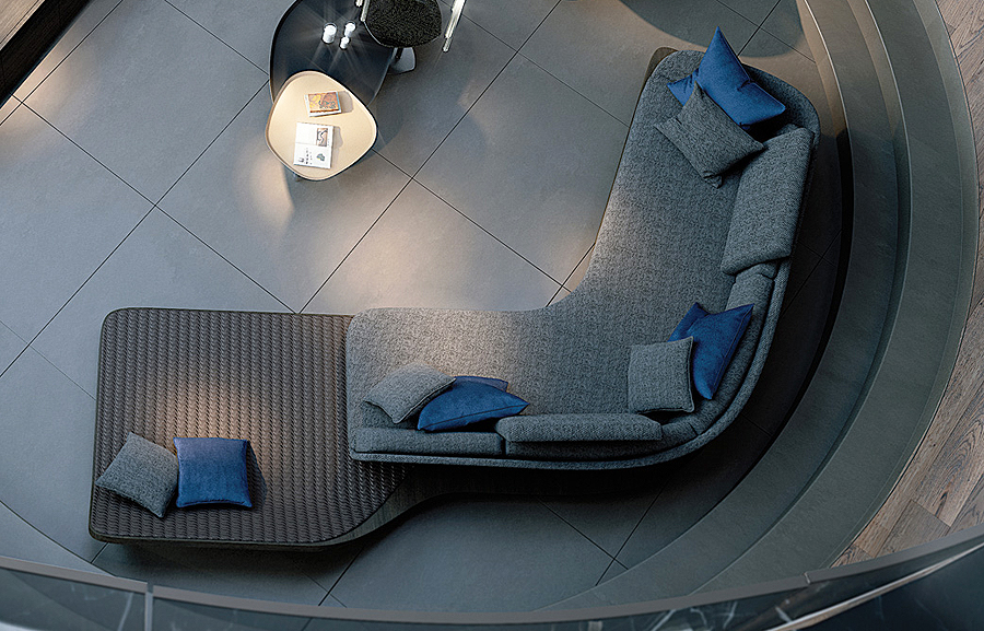 Диван  REFLEX SEGNO SOFA CHAISE LONGUE - B  - Вид №1