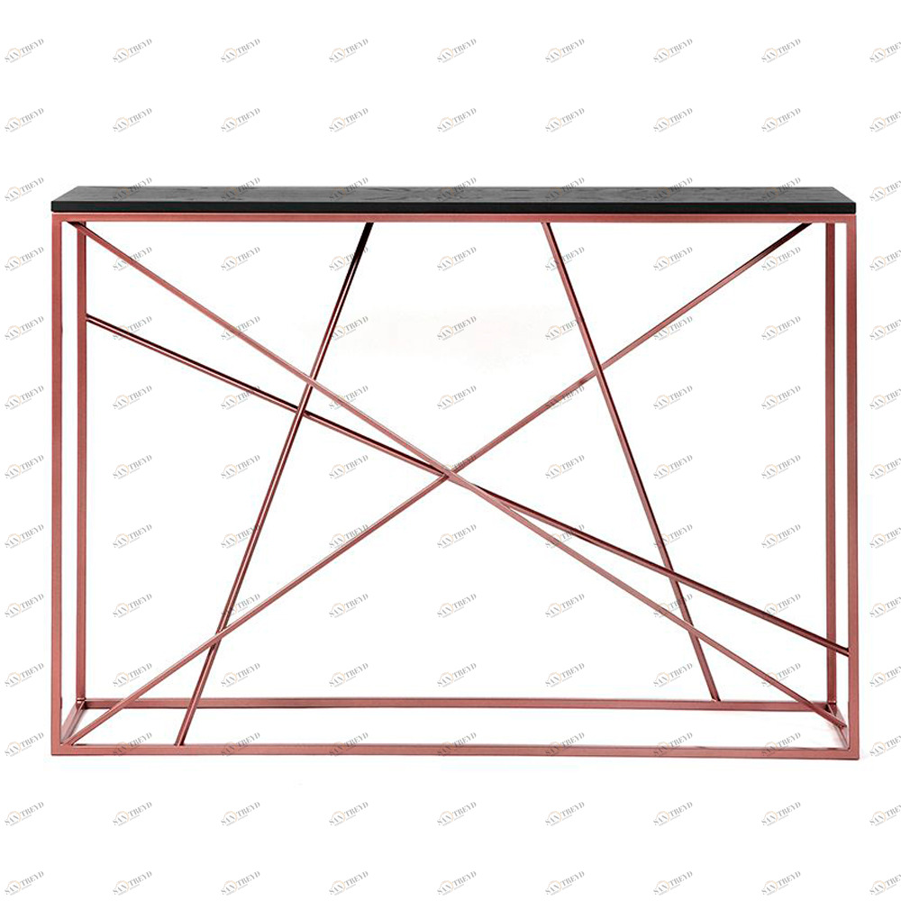 Консоль черная на металлическом основании, медь Wilson line INTELLIGENT DESIGN  261007 Медь;черный 
