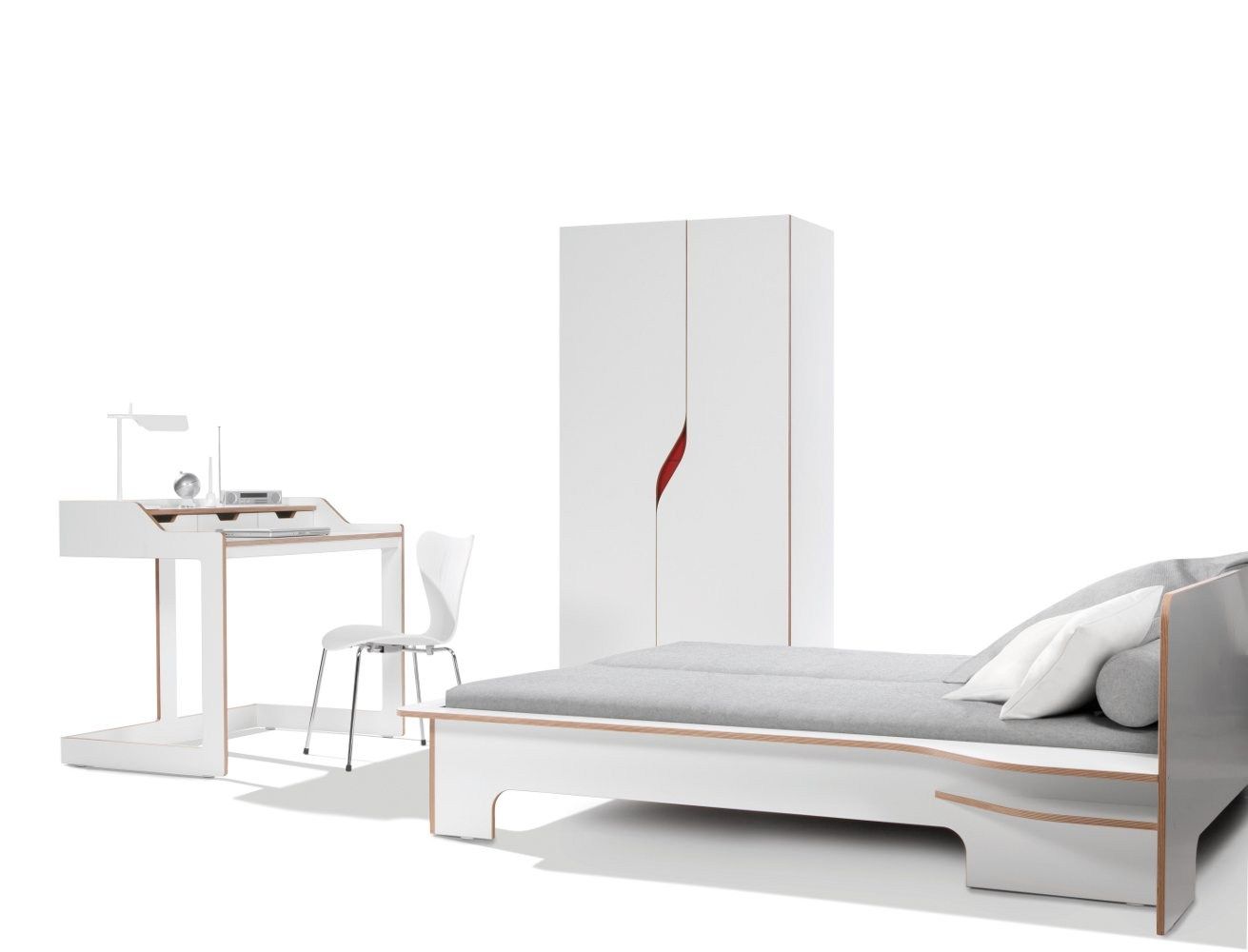 Двуспальная кровать из фанеры Müller Small Living самолет ARCH-00138117 - Вид №13