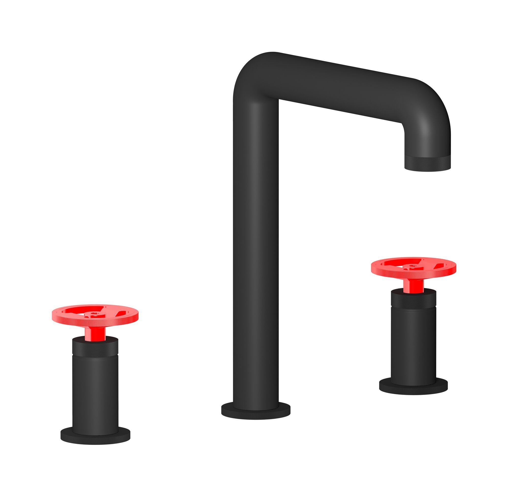 Смеситель для раковины с 3 отверстиями для пола с автоматическим сливом IB Bold ARCH-00028947 - Вид №11