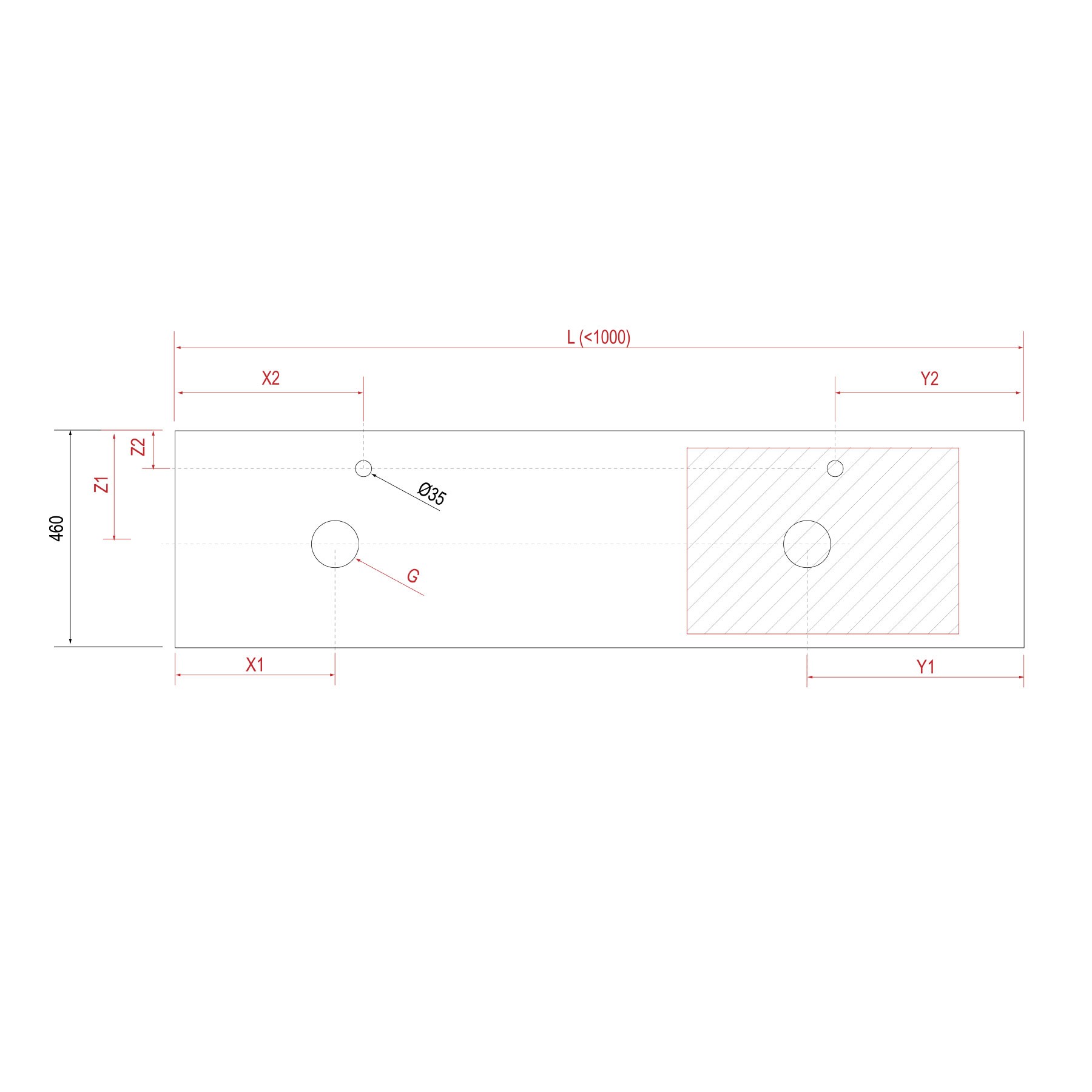 23167 SALGAR Столешница механизированная до 1000 МАТОВЫЙ УГОЛЬ 50 мм Глянцевый белый  - Вид №1