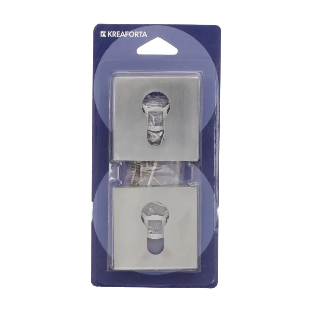 Накладка на замочную скважину KREAFORTA SC-Q2 53.6 мм цвет хром STLM-2199953 - Вид №2