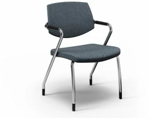 FANTONI Стул для конференций из ткани с подлокотниками Seating system