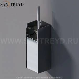 Agape MACH 2 Туалетный ёрш настенный хромированный AMC20941A