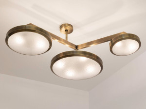 Латунный потолочный светильник