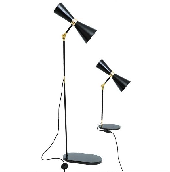 Mullan Lighting Регулируемый торшер ручной работы из латуни Cairo Mlfl001  - Вид №5