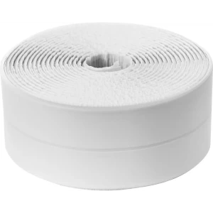 Лента-бордюр самоклеящаяся Аккурат 38 мм x 3.35 м цвет белый