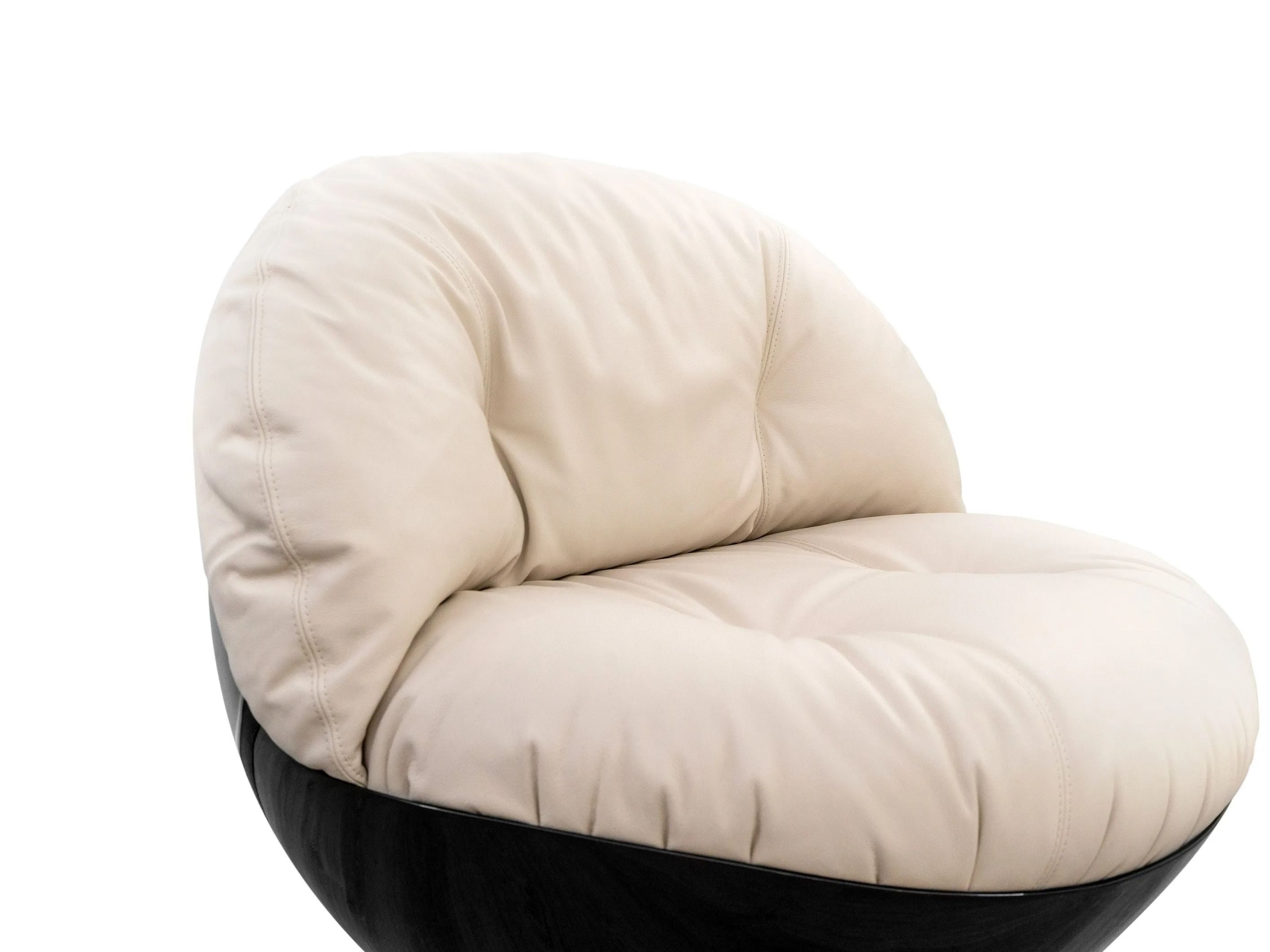 Кожаное вращающееся кресло с каркасом из стекловолокна GANSK Bola ARCH-00072131 - Вид №3