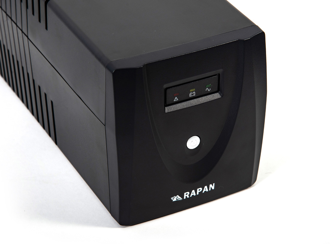 RAPAN-UPS 1000 power supply 220v 1000va / 600w meander with battery 2x7ah interactive Бастион  - Вид №2
