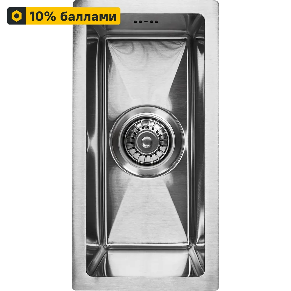 Кухонная мойка DELINIA М9S — стильная врезная модель 20×40 см 89337712 M9S STLM-0883877