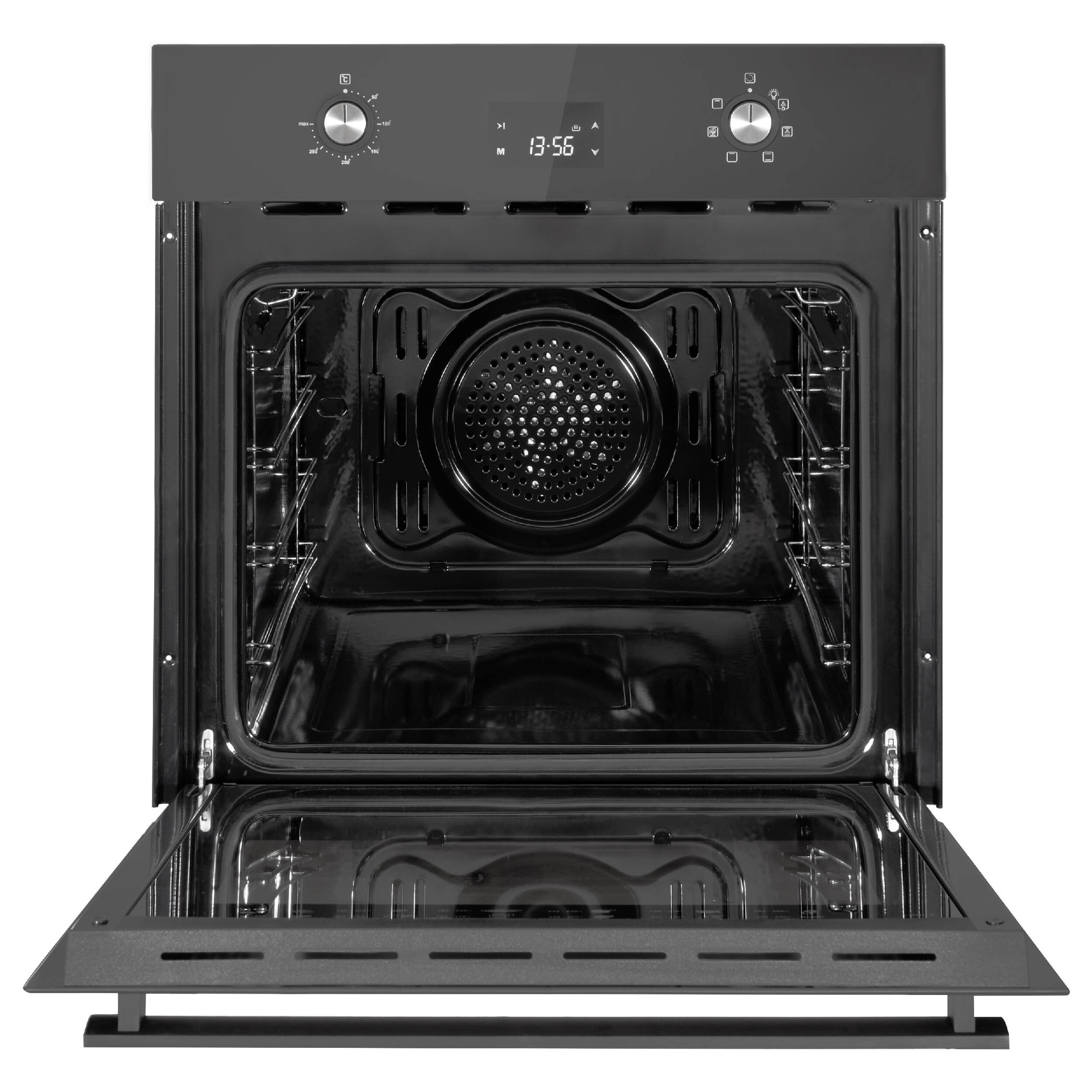 9074903 Электрический духовой шкаф Evelux EO 640 PB черный STDN-0032933 - Вид №1