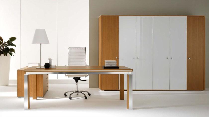 IFT Высокий офисный блок из фанерованной древесины с распашными дверями Electa sun-id-1468036 - Вид №4