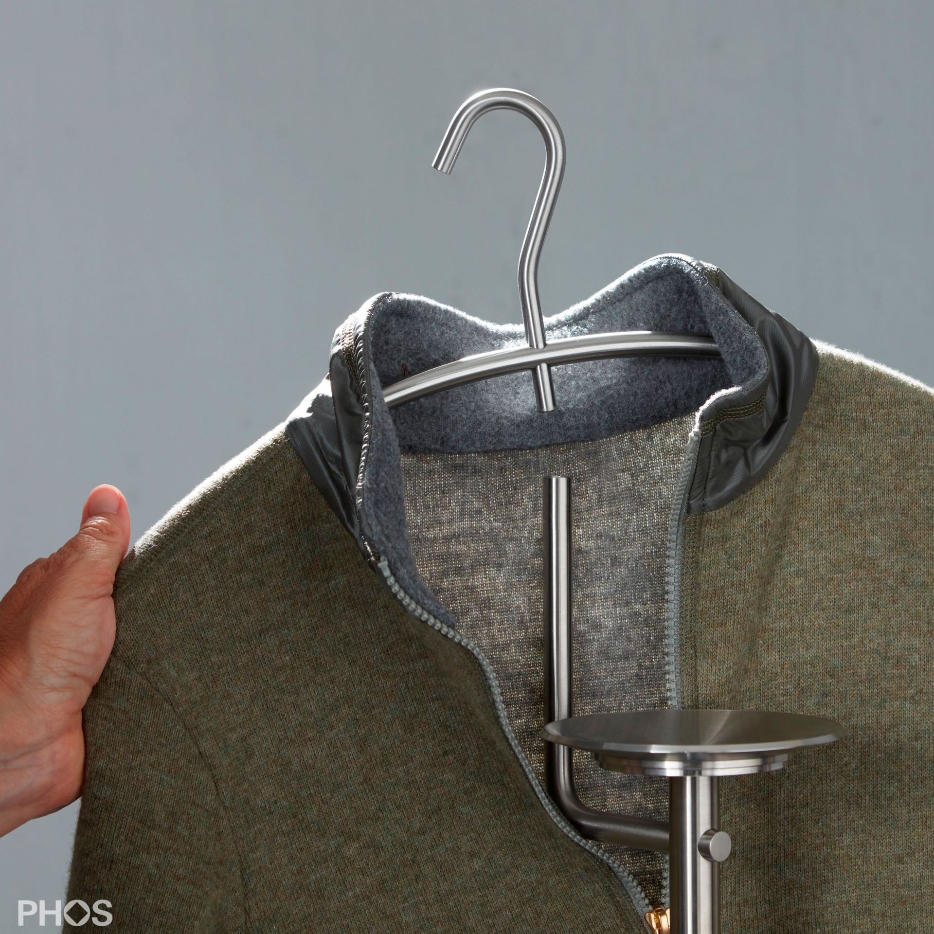 GSDSB-BPGr Стойка Valet, опорная плита: зеленая. PHOS  - Вид №1