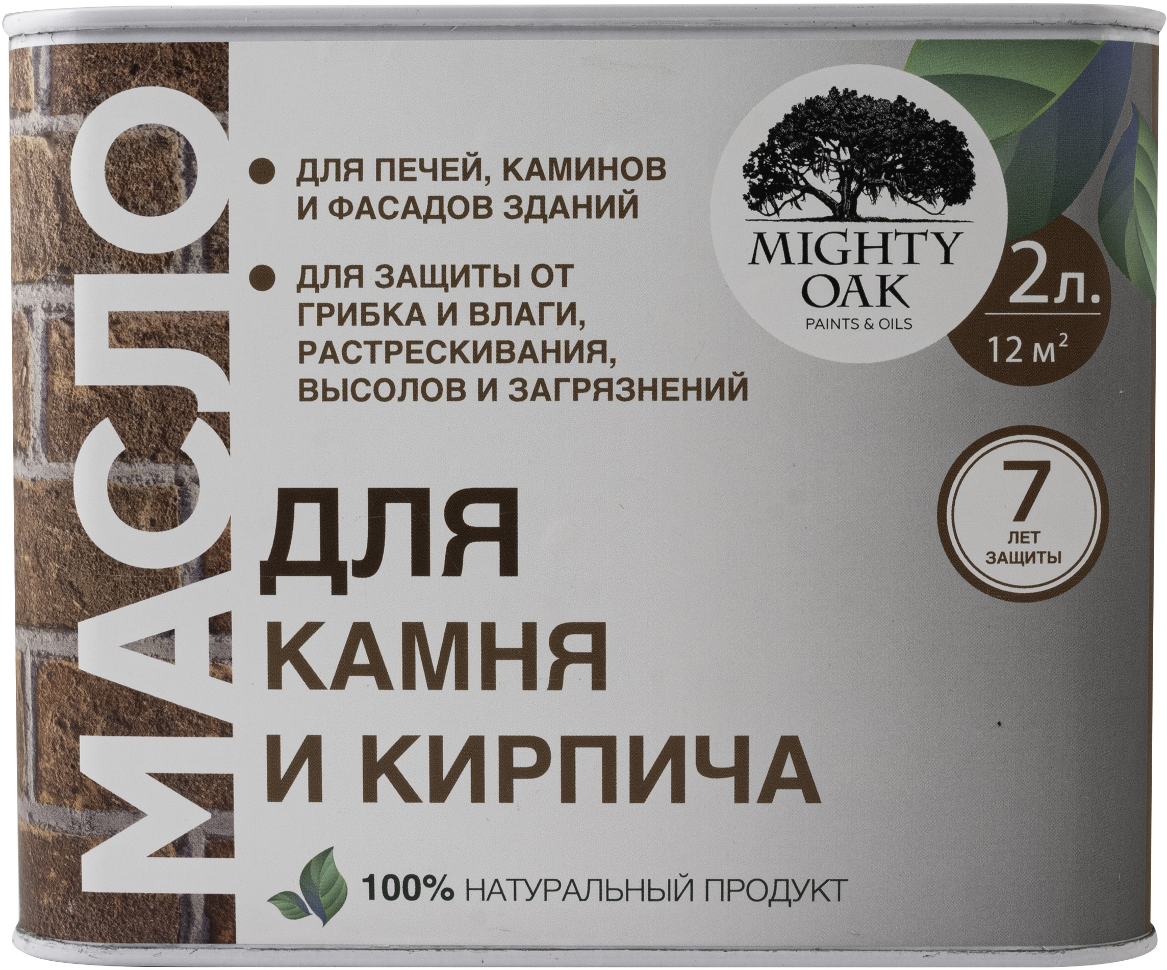 82767830 Масло по камню и кирпичу цвет прозрачно-медовый 2 л STLM-0035734 MIGHTY OAK