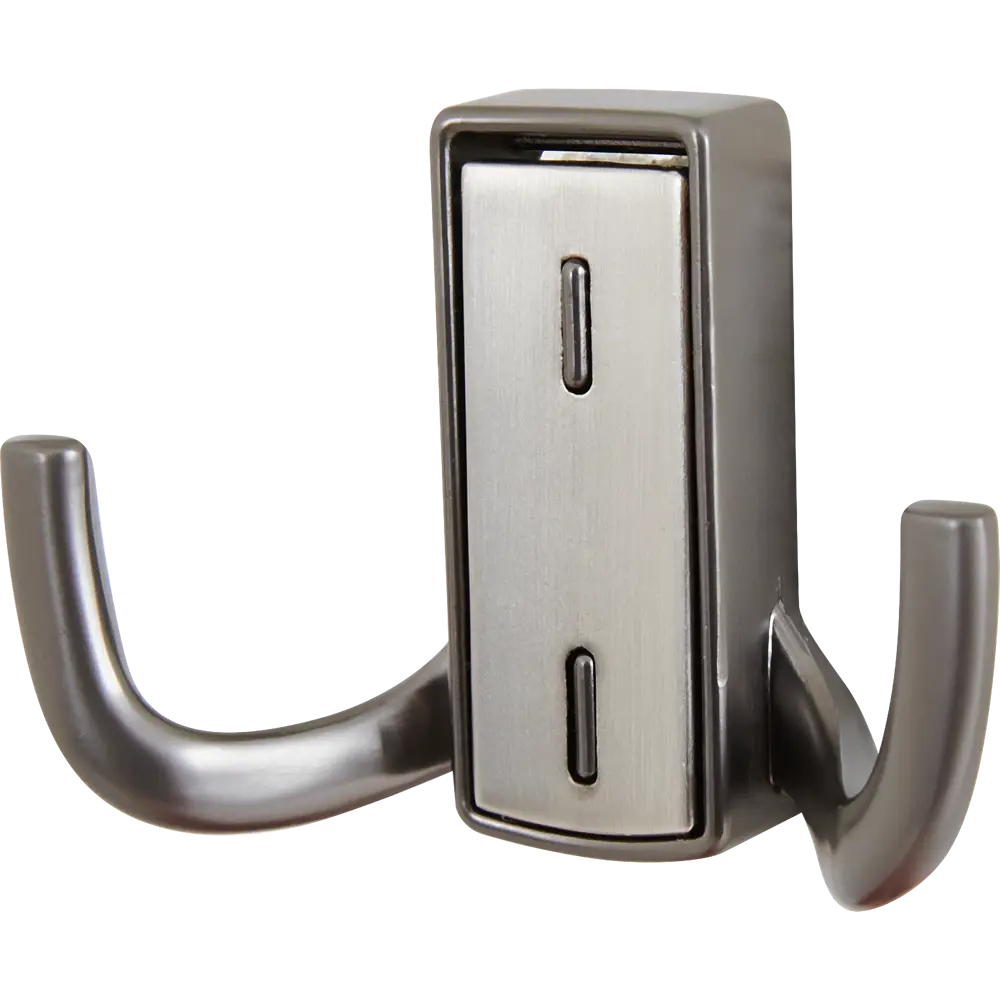 Крючок двухрожковый Jet 397 5.3 см до 8 кг цвет серый никель STLM-2186564