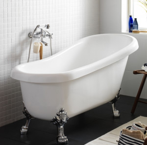 1443001 Mayfair Ванна Белая, Включая Ножкие Ноги И Разведение ... Hafa Белый