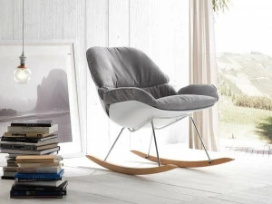 La seggiola Кресло-качалка с тканевой обивкой  Ls388 077 b09