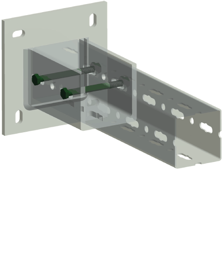 614581614 Монтажный элемент Maxx Комплект для крепления (ТДЦ) для соединения Maxx монтажных профилей WALRAVEN  - Вид №2