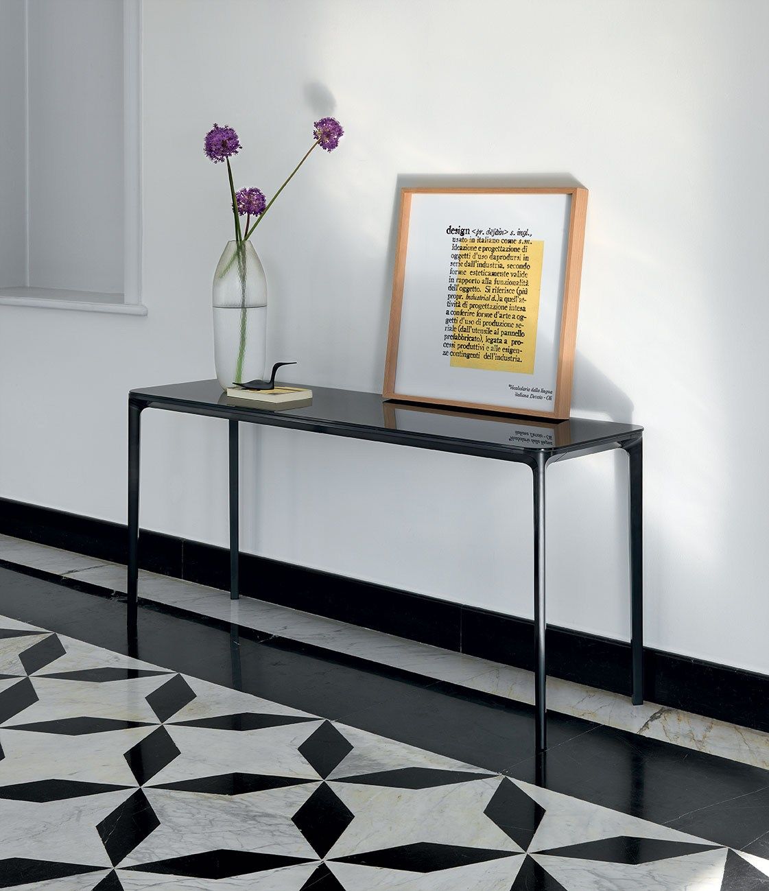 Стеклянная прямоугольная консоль Sovet Italia тонкий ARCH-00107222 - Вид №6