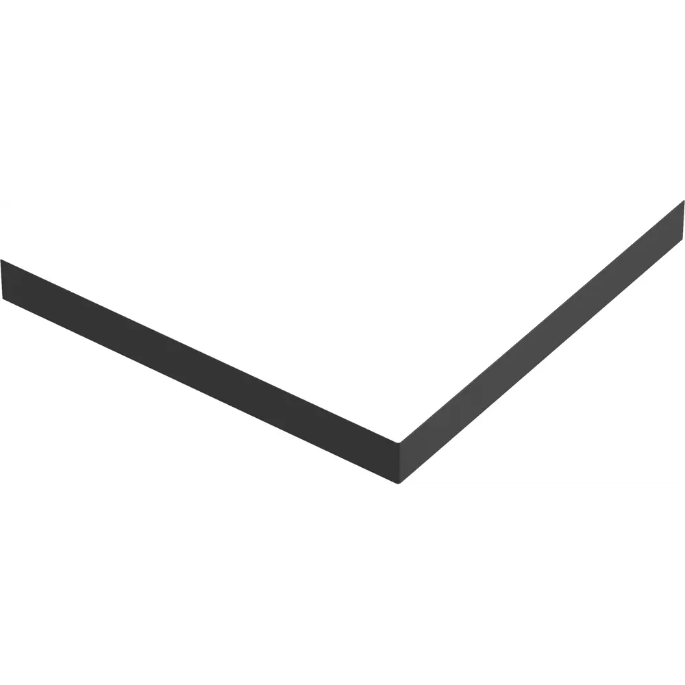 Экран для душевого поддона Marble квадратный 90x90 см цвет черный Santreyd STLM-2000783