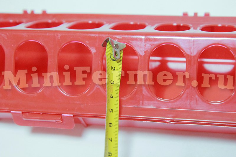 2354 Кормушка лотковая пластиковая с отверстиями 50 см LAB.Space  - Вид №10