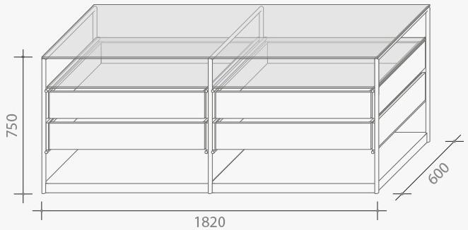 Lema Комод из дерева и стекла sun-id-1416351 - Вид №4