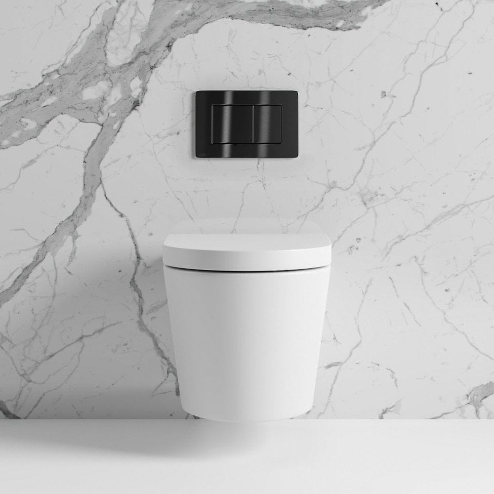 Керамический подвесной туалет с пластиной и сливной кассетой LUSSO без ARCH-00082135 - Вид №2