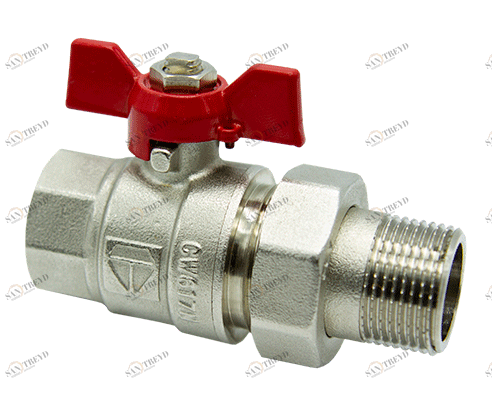 HLV-101227.№.03 Кран шаровой HLV Optima с полусгоном 