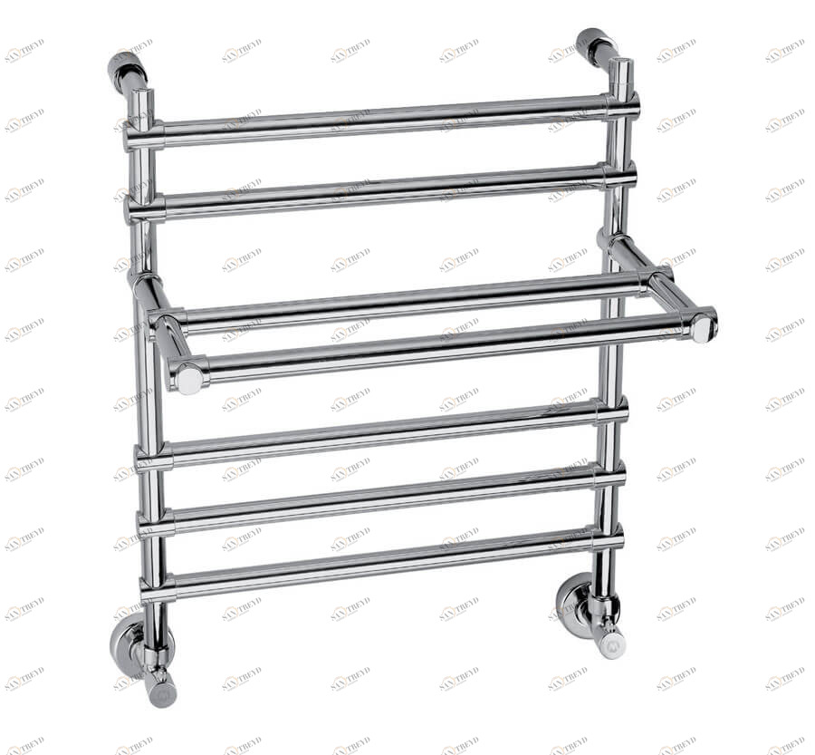 Полотенцесушитель водяной 452 Sole Margaroli Ø25 мм (с полкой)