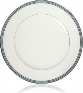 10646028 Noritake Тарелка обеденная Noritake "Богарт платиновый" 28см Фарфор костяной