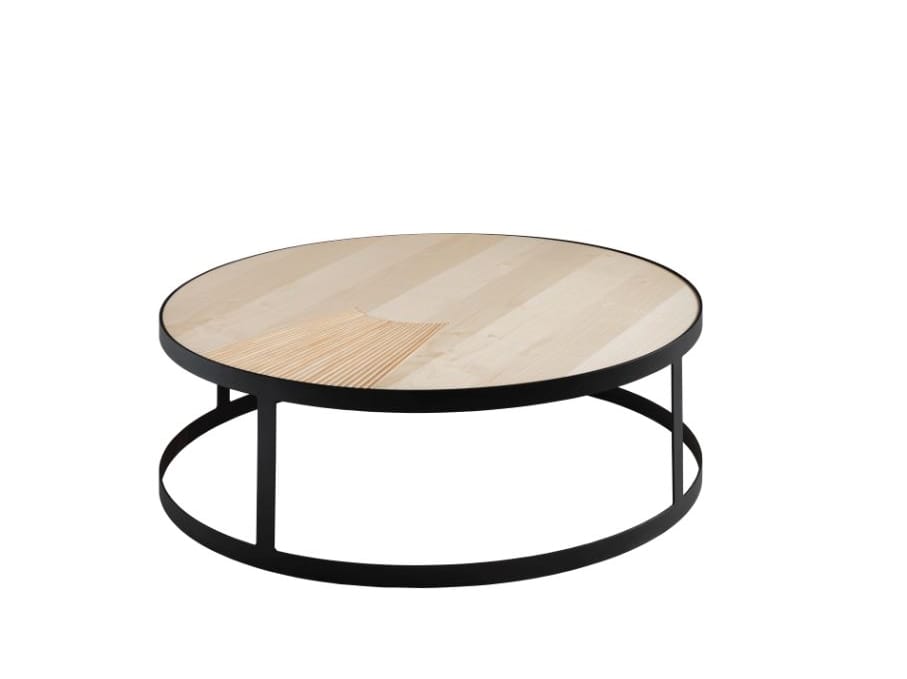 Железный круглый низкий журнальный столик Mila Maurizi Maison ARCH-00092390