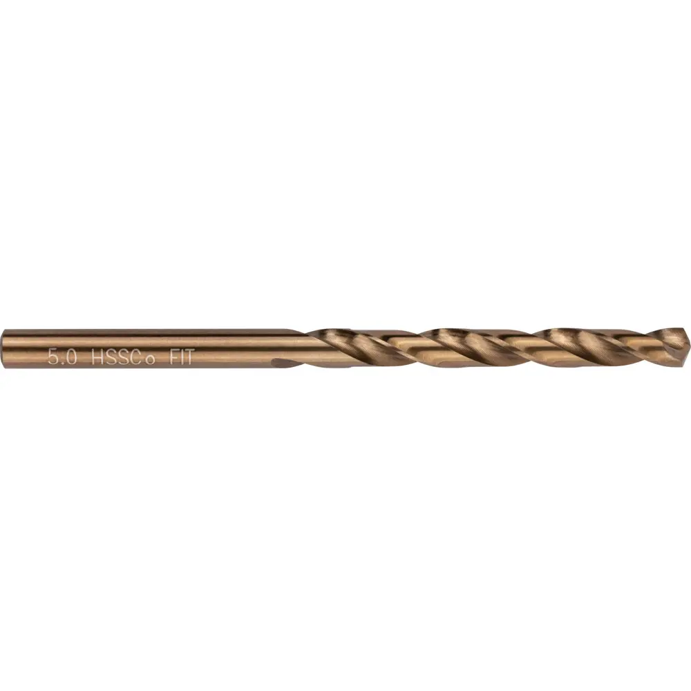 Сверло спиральное по металлу HSS-CO Fit 33970 7x109 мм, 5 шт. 82261996 STLM-2057227 