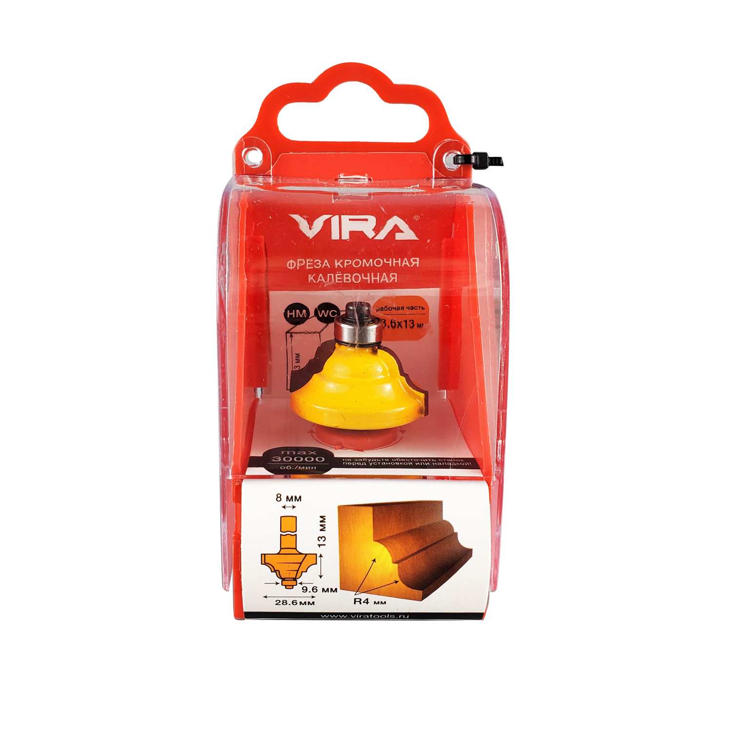 Фреза кромочная VIRA для обработки деревянных заготовок с подшипником 83339016 STLM-0040534 - Вид №1