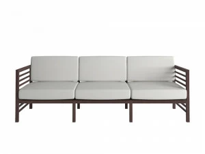 Уличный диван белый "Tenerife" FURNITERA TENERIFE 120375 Белый;коричневый