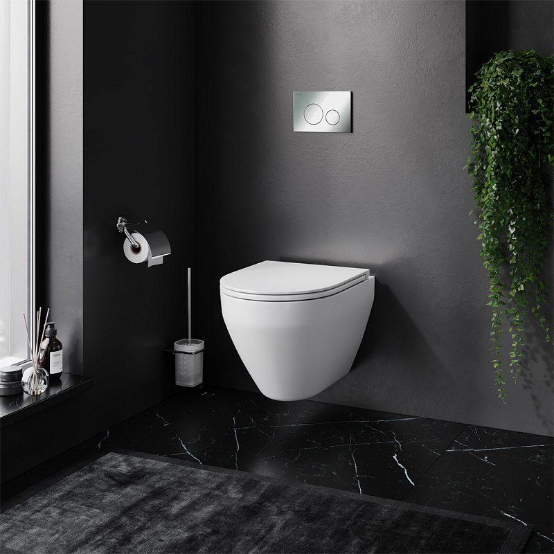 IS49051.701700 Инсталл с клав Pro L глянц хром с подв унит Spirit V2.0 FlashClean с сид м/л AM.PM Spirit 2.0  - Вид №1